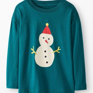 Holiday Long Sleeve Relaxed Fit Graphic T-Shirt