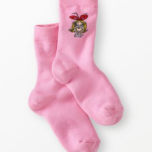 Adult Dr. Seuss Grinch Socks