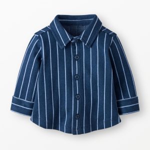 Baby Jacquard Button Up Shirt