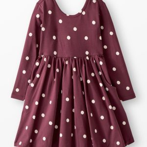 Long Sleeve Skater Dress with Pockets