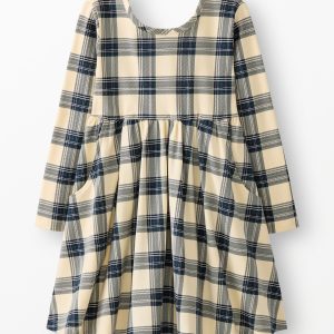 Long Sleeve Skater Dress with Pockets