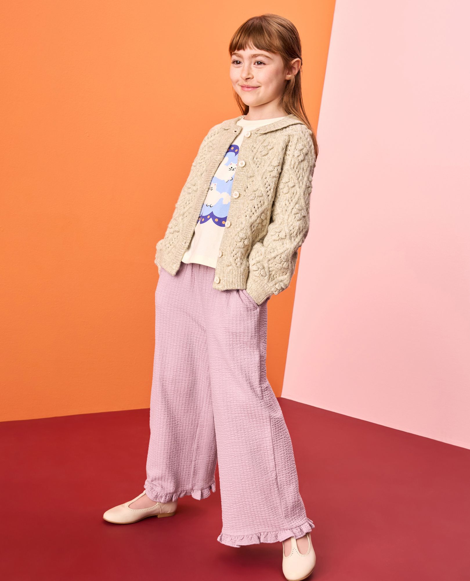 Textured Cable Cardigan - Image 4