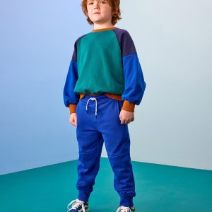 Slim Fit French Terry Double Knee Sweatpants