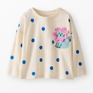 Relaxed Fit Dot Graphic T-Shirt