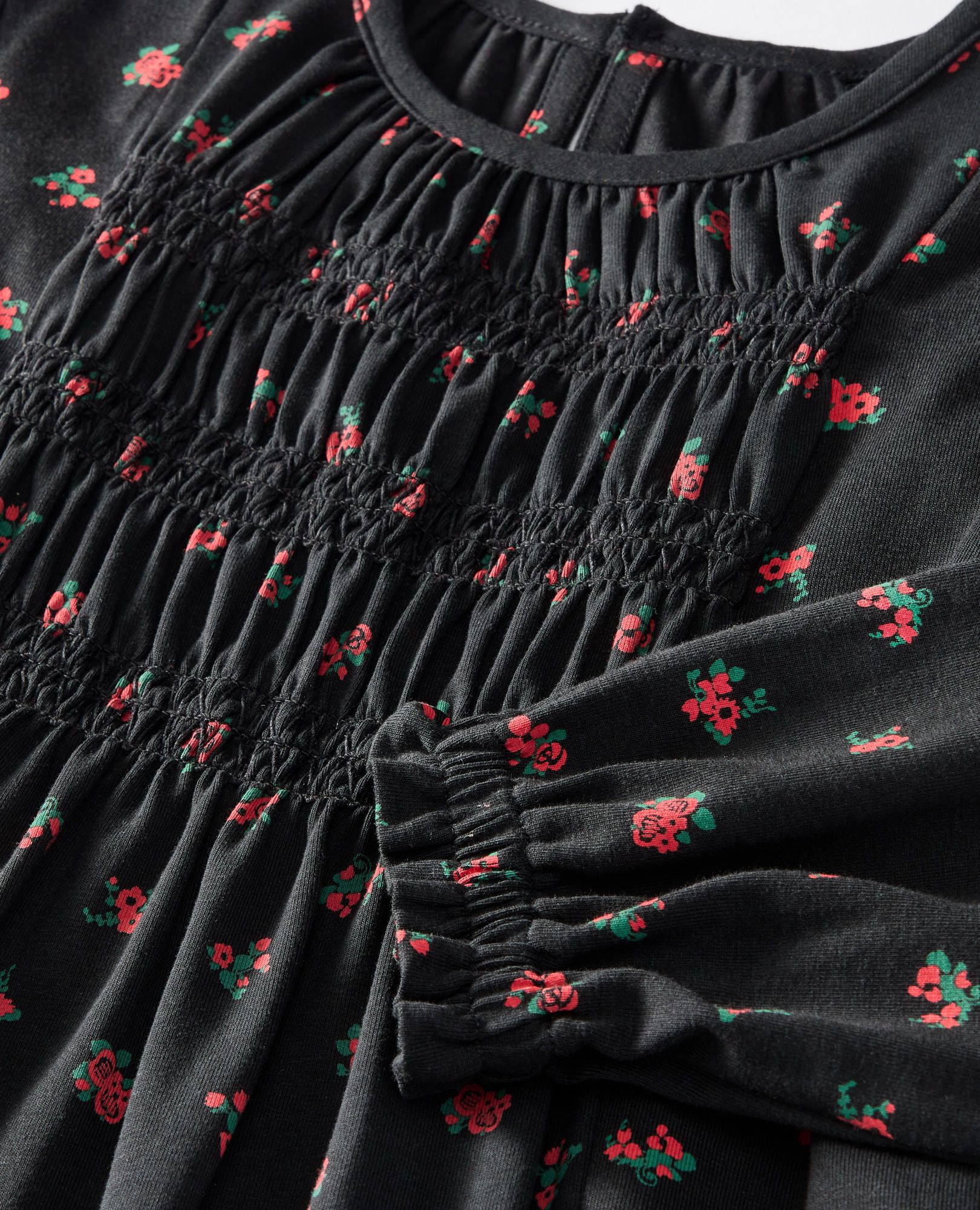 Balloon Sleeve Smocked Dress - Image 5