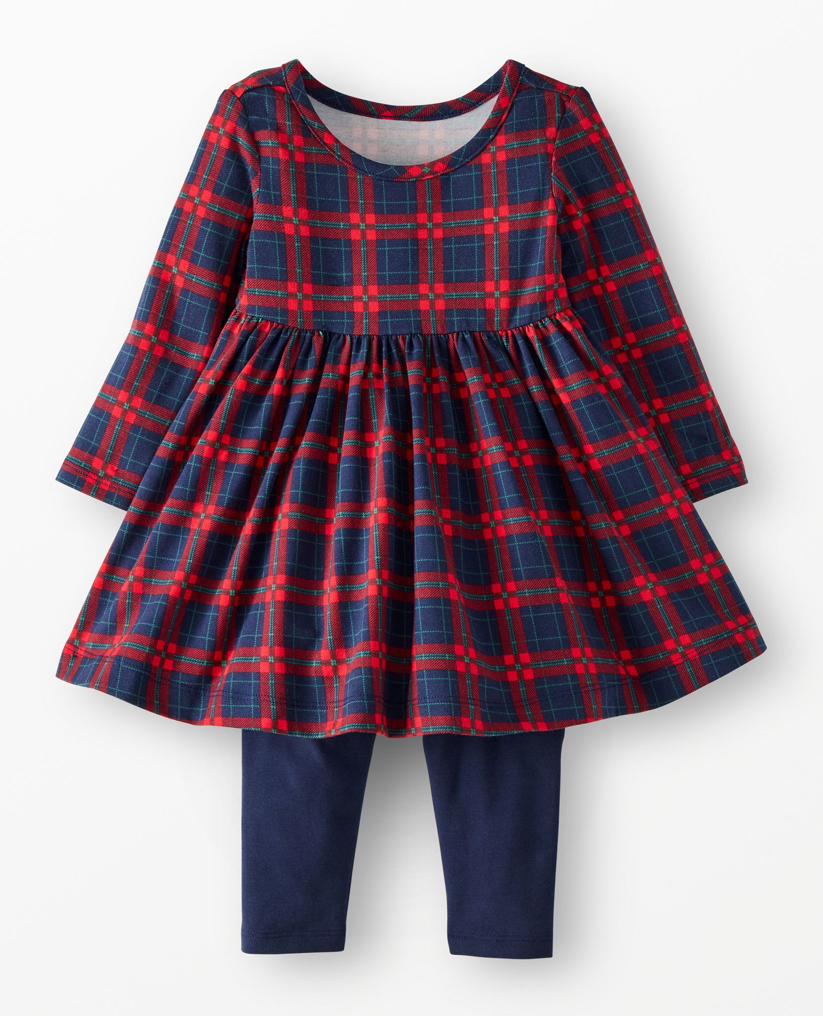Baby Long Sleeve Skater Dress & Leggings Set