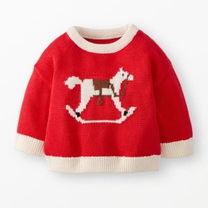 Baby Rocking Horse Graphic Sweater