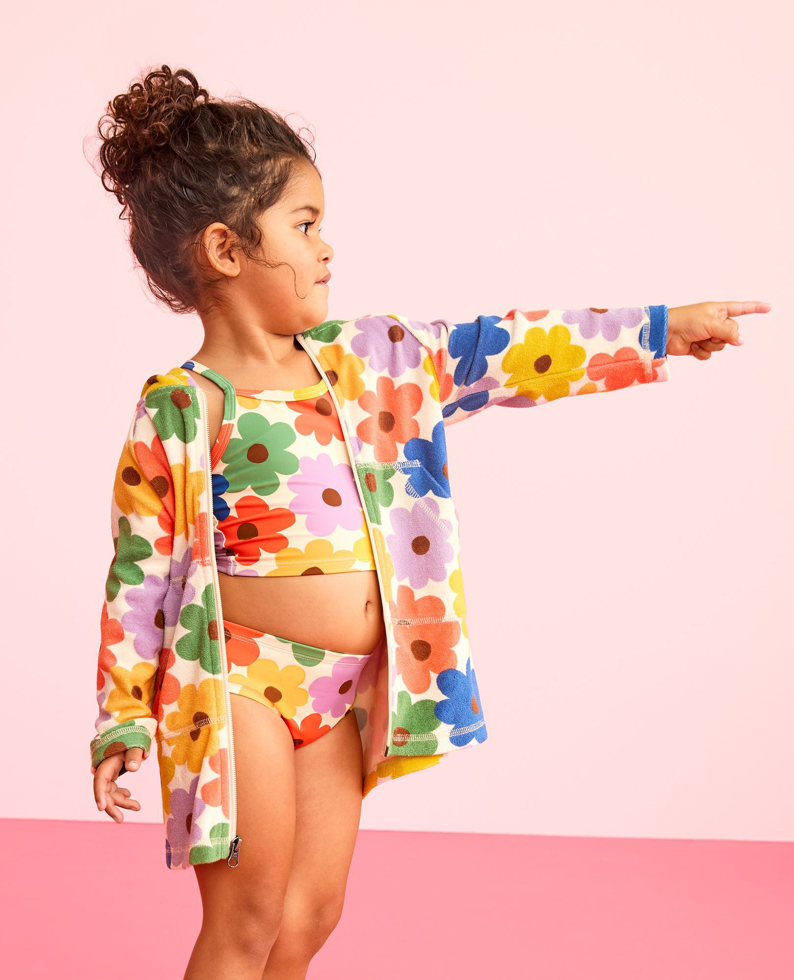 Long Sleeve Loop Terry Hoodie Cover Up - Image 10