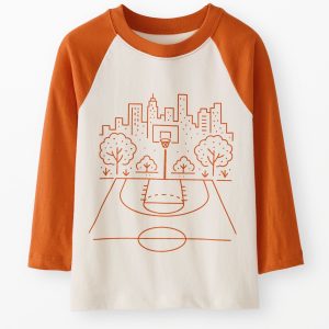 Relaxed Fit Graphic Baseball T-Shirt