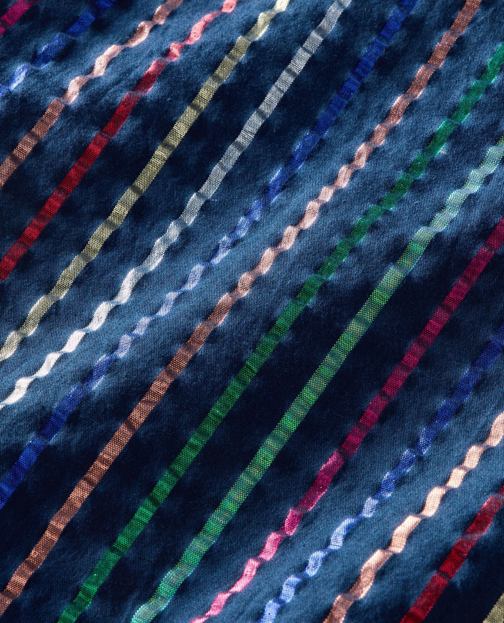 Long Sleeve Rainbow Stripe Top & Wide Leg Pants Set - Image 4