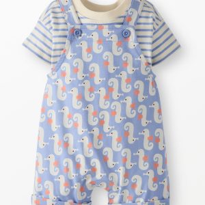 Baby Classic Fit T-Shirt & Shortalls Set