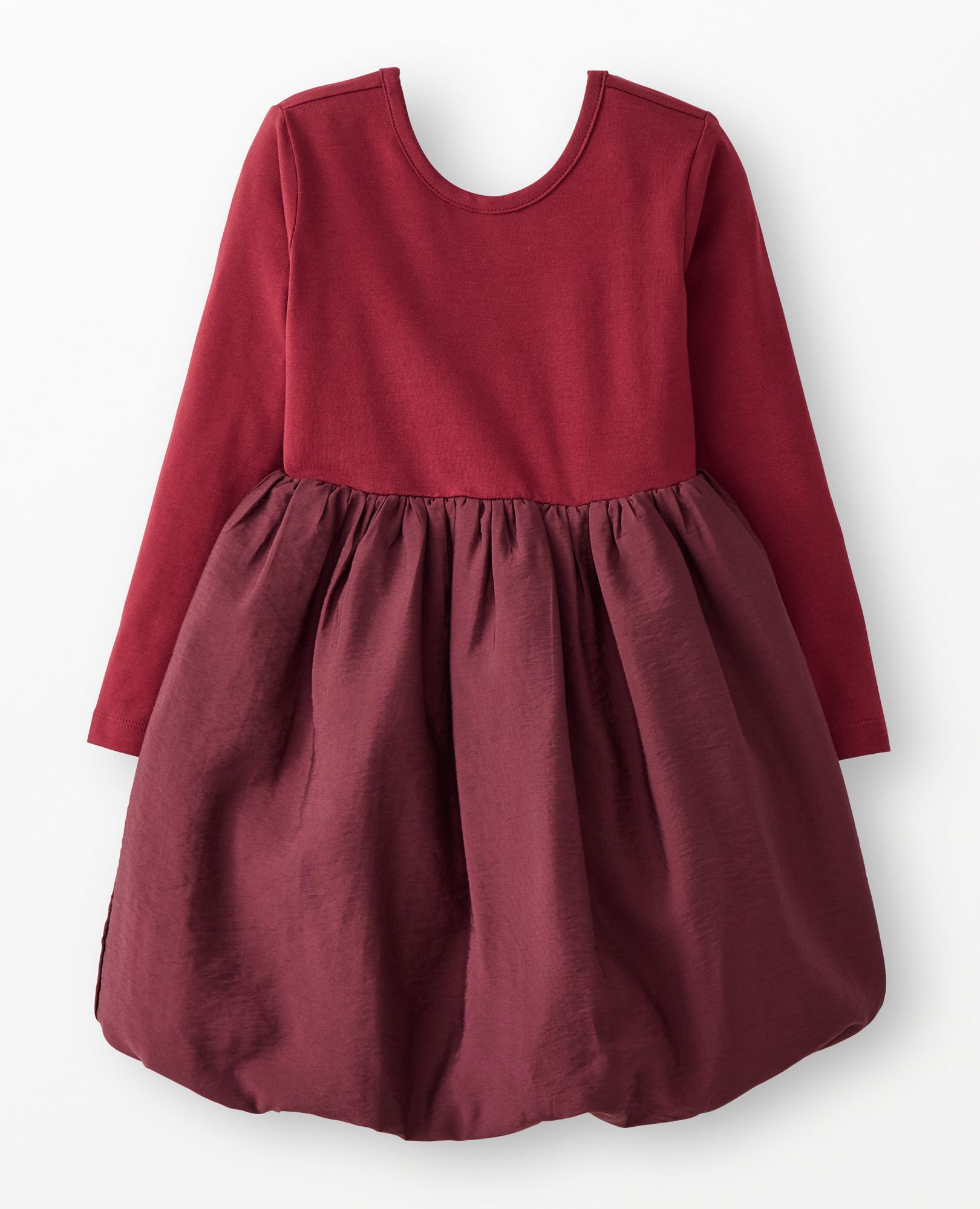 Long Sleeve Bubble Skater Dress - Image 4
