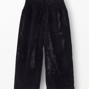 Velvet Wide Leg Pants