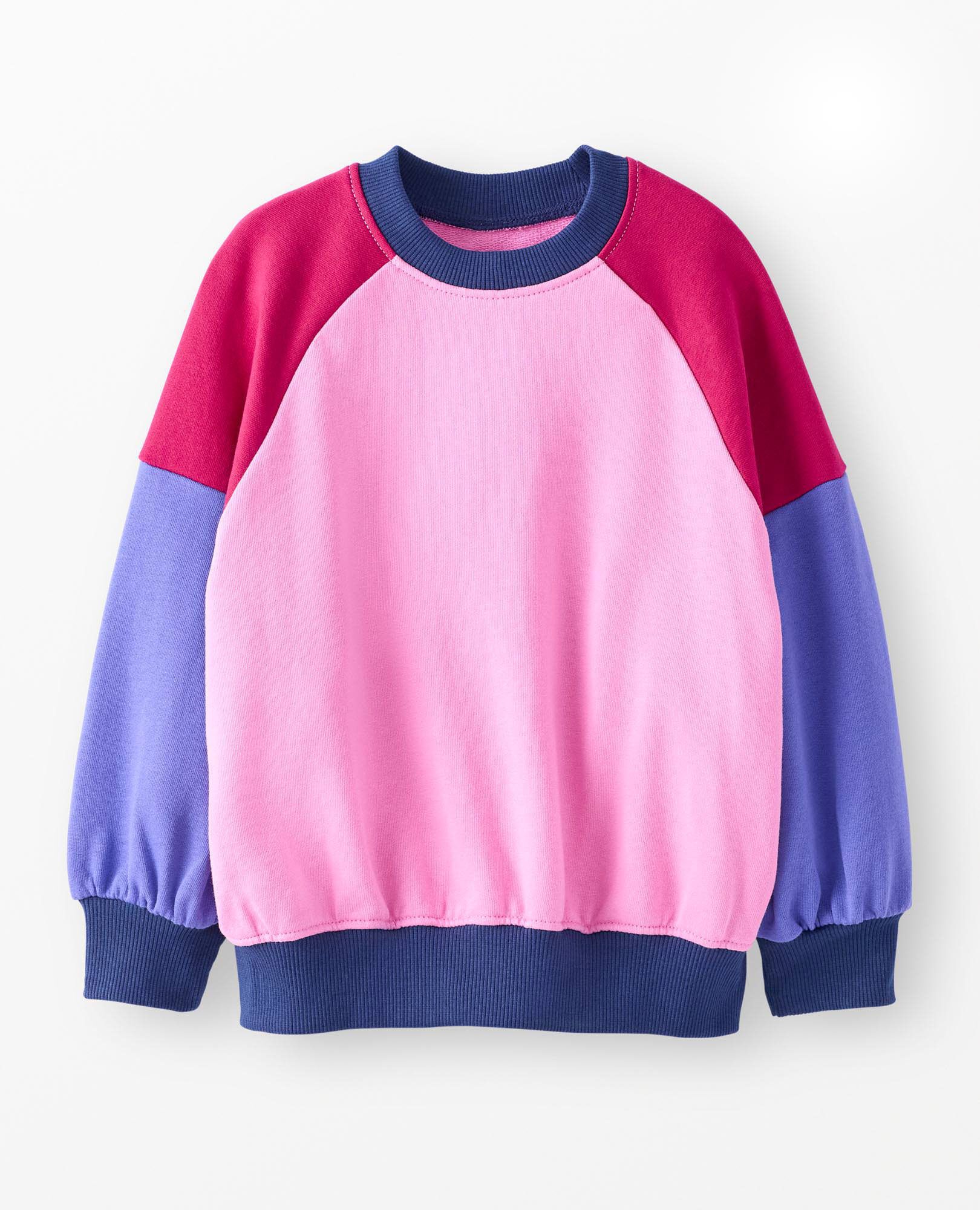 French Terry Colorblock Bubble Sweatshirt - Image 2