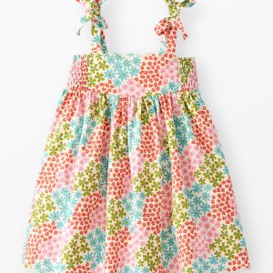 Sleeveless Linen Bow Strap Dress