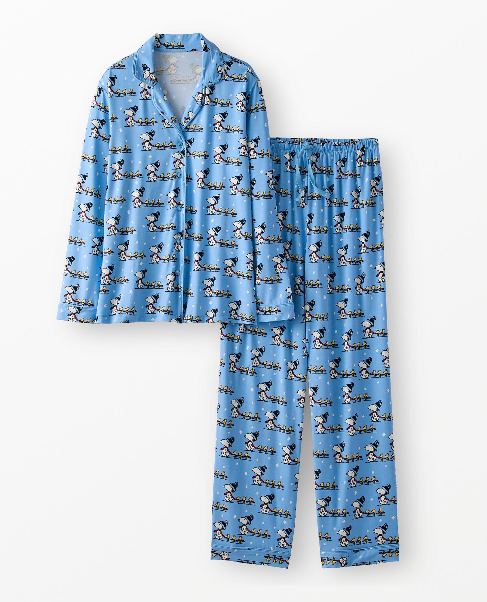 Women's Peanuts Holiday Long Sleeve HannaSoft? Pajama Set